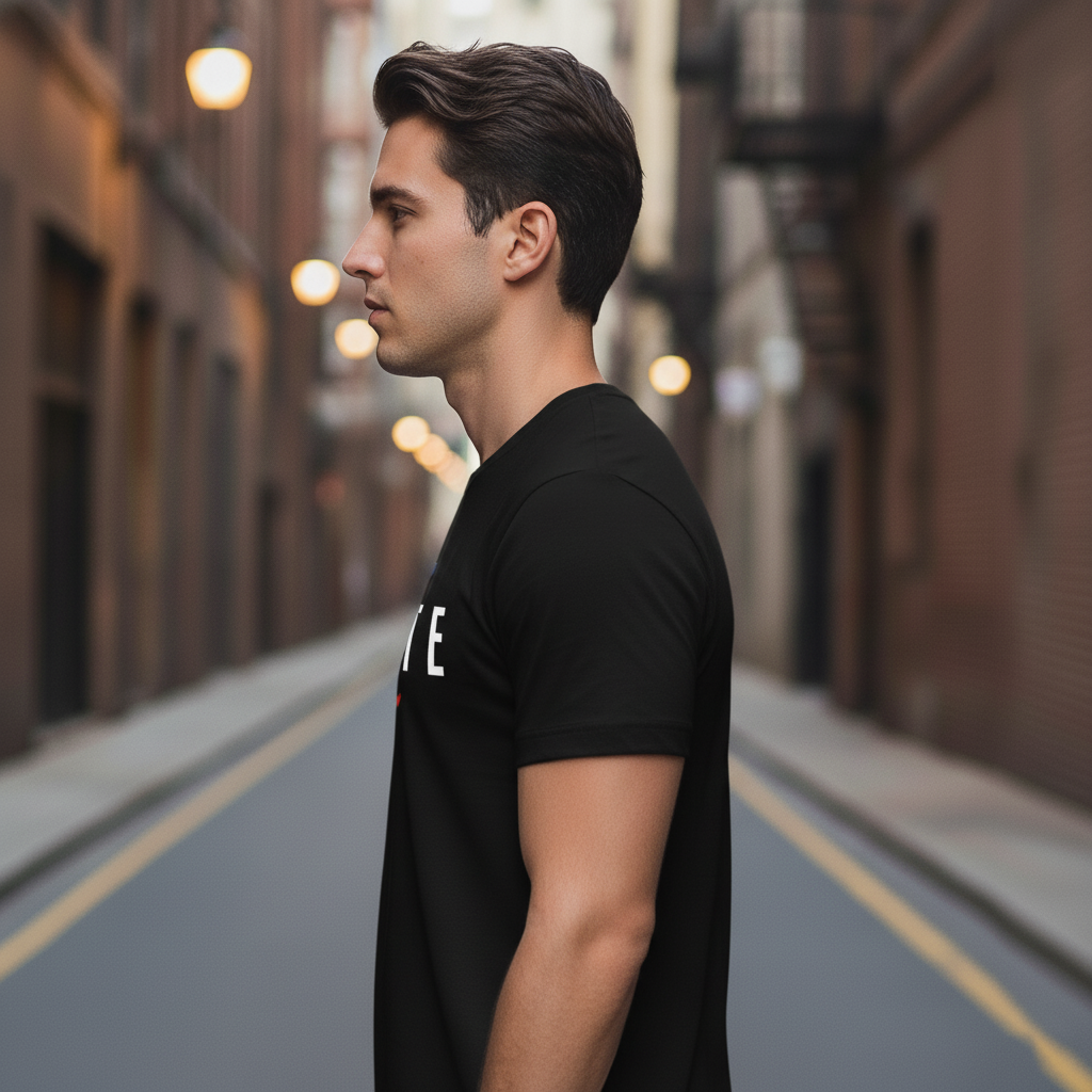 UNISEX BLACK MUGIWARA PIRATE REGULAR FIT TSHIRT