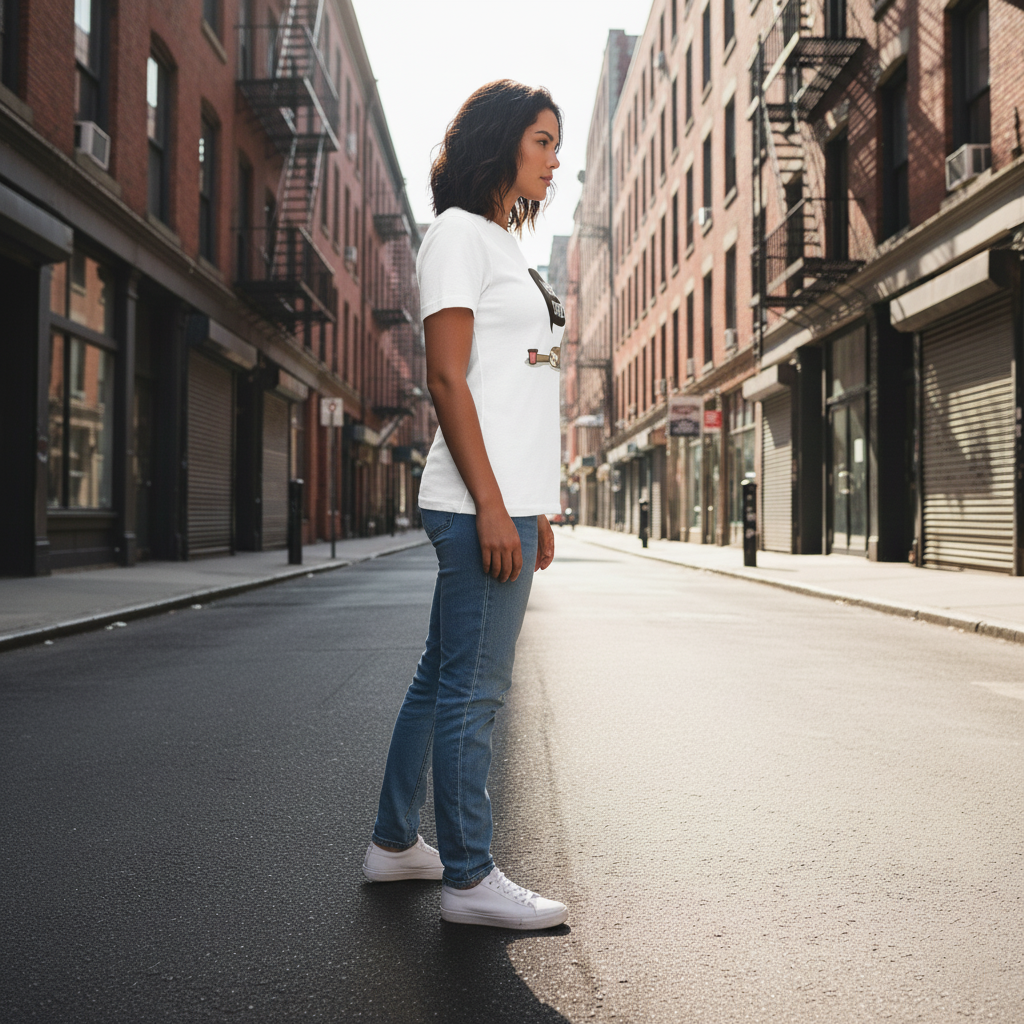 WOMEN'S WHITE I NEED COFFEE REGULAR FIT TSHIRT