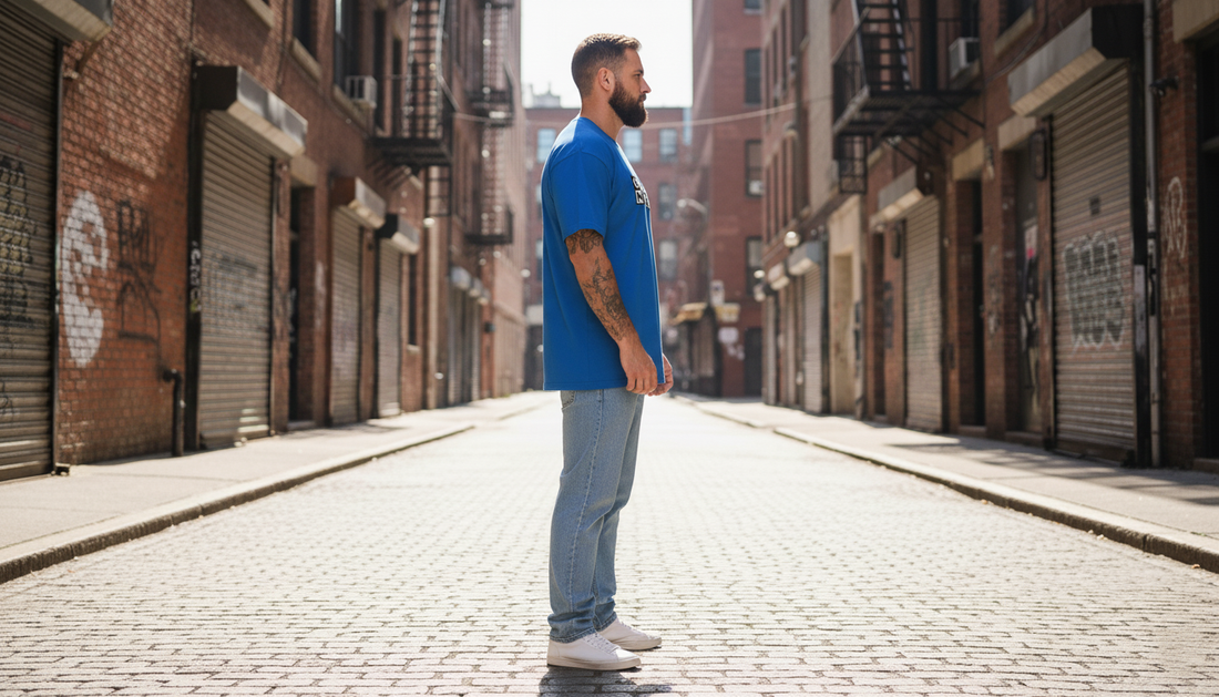 UNISEX BLUE CARTOON NETWORK OVERSIZE FIT TSHIRT