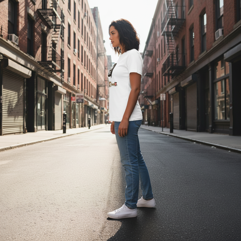 WOMEN'S WHITE I NEED COFFEE REGULAR FIT TSHIRT