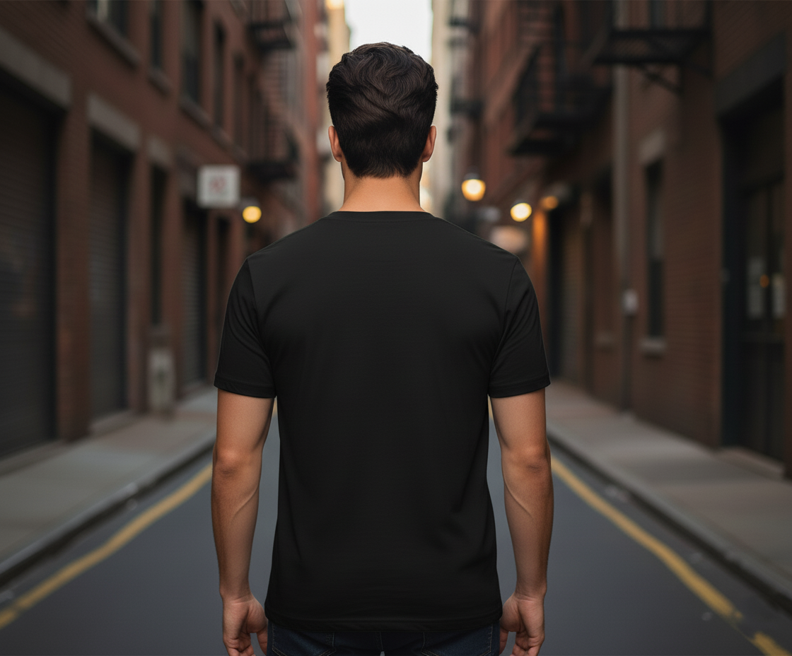 UNISEX BLACK I AM RED REGULAR FIT TSHIRT