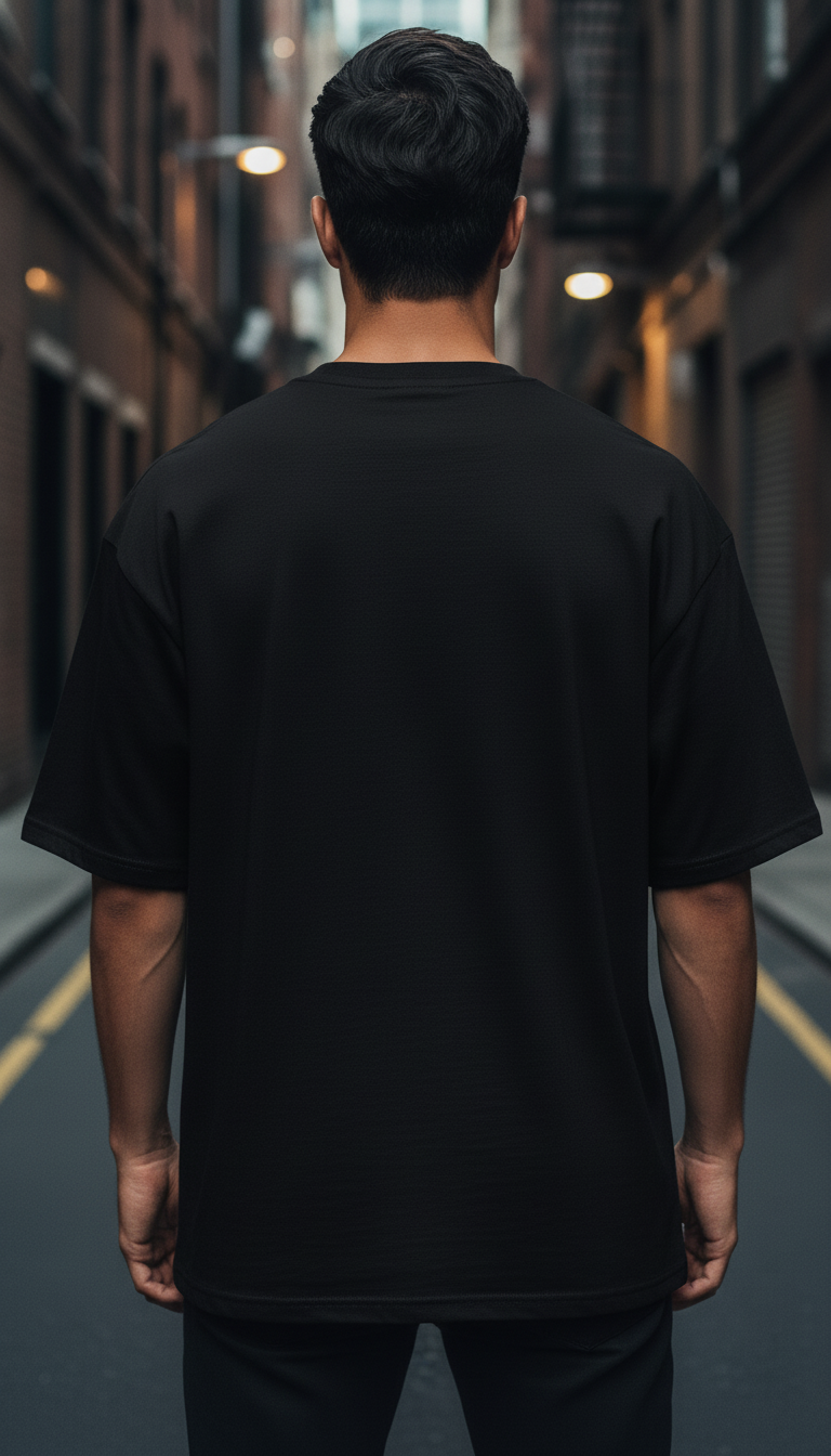 UNISEX BLACK KAKASHI HATAKE OVERSIZE FIT TSHIRT