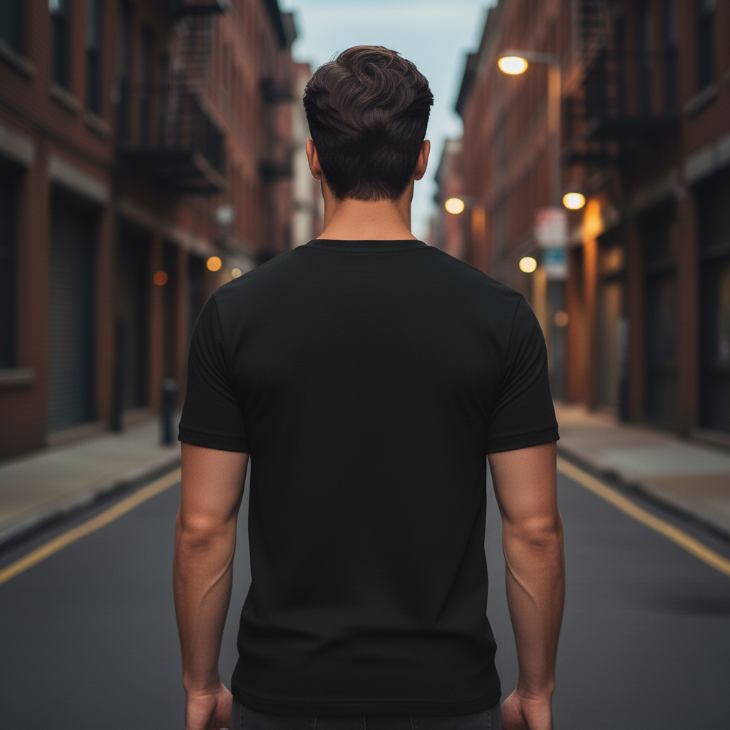 UNISEX BLACK MUGIWARA PIRATE REGULAR FIT TSHIRT