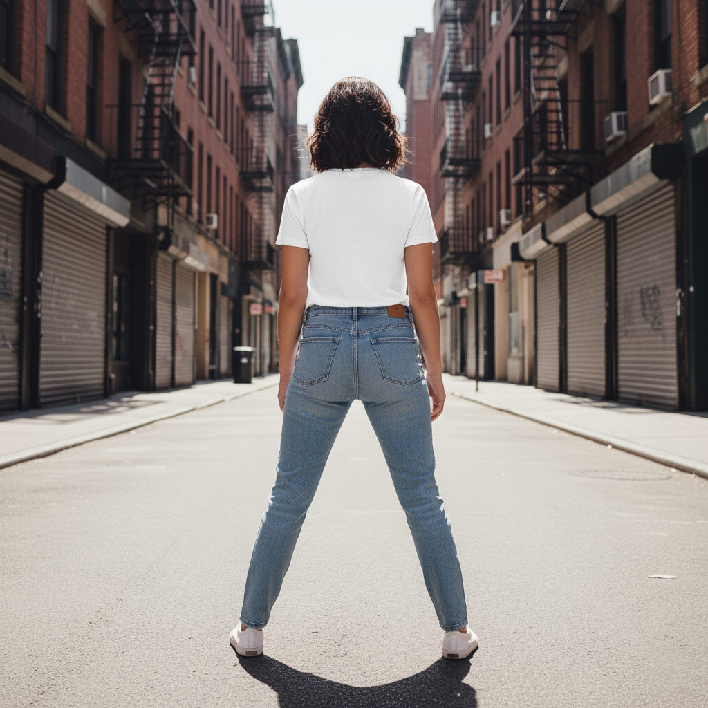 WOMEN'S WHITE LINE ART FELINEREGULAR FIT TSHIRT