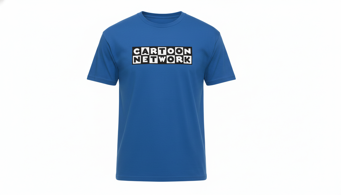 UNISEX BLUE CARTOON NETWORK OVERSIZE FIT TSHIRT