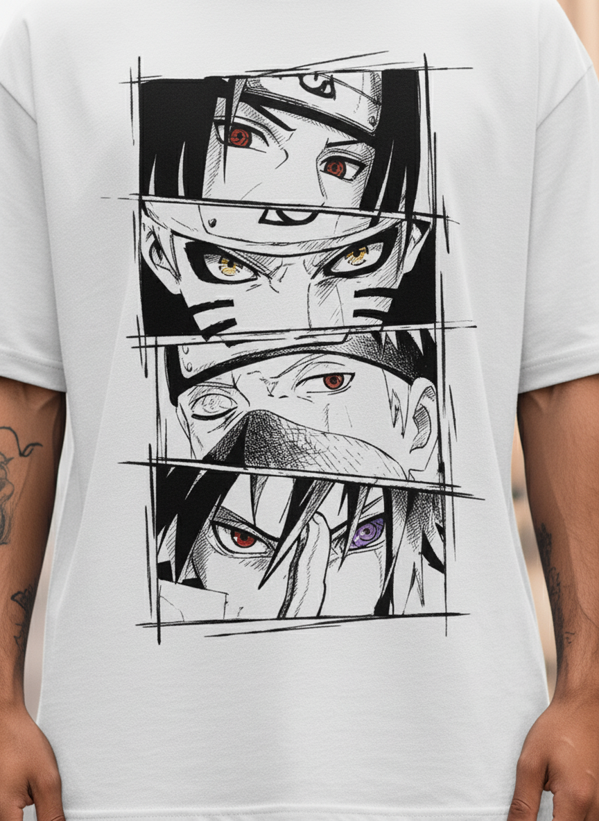 UNISEX WHITE TEAM 7 OVERSIZE FIT TSHIRT