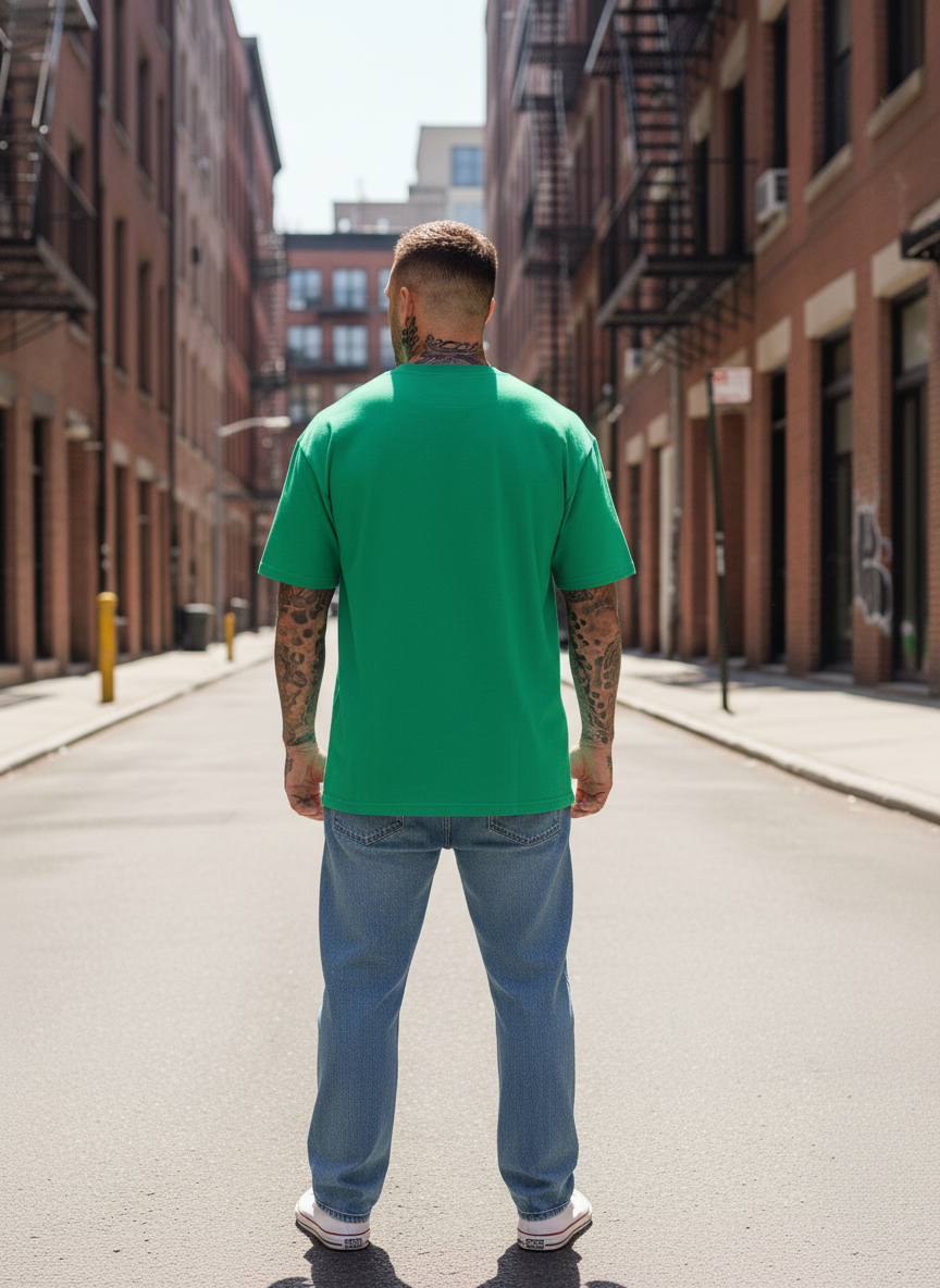 UNISEX GREEN FLY HIGH - HAIKYUU OVERIZE FIT TSHIRT