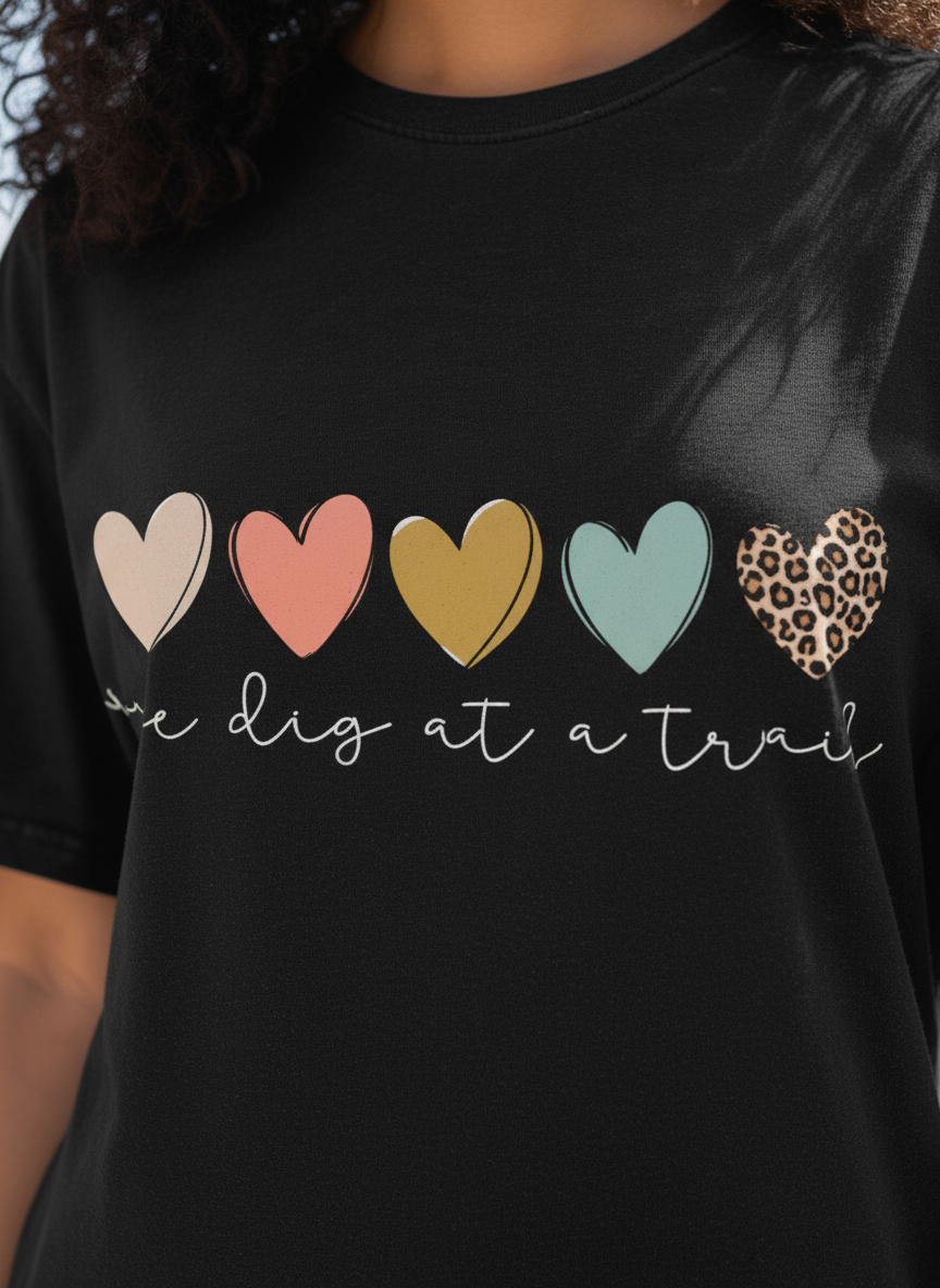 WOMEN'S BLACK ONE DAY AT A TIME REGULAR FIT TSHIRT